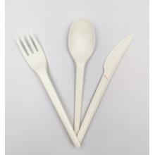 Eco-friendly PLA Compostable Cutlery Fork Spoon Knife Sets