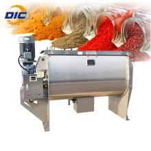 Food seasoning horizontal belt mixer