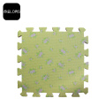 Yellow Flowers Transfer Printing EVA Foam Puzzle Mat