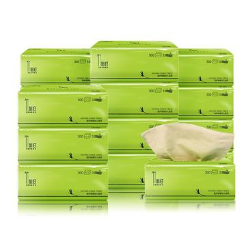 Wipes sèches doux 200 tissus de bambou naturel