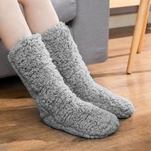 Winter Thermal Plush Thick Fuzzy Slipper Socks