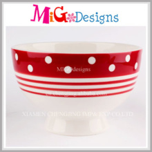 Hot Sales Ceramic Candy Bowl com pintura
