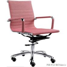 MID-Back Pink Fabric Dame Manager Swivel Bürostühle (FOH-F15-B07)