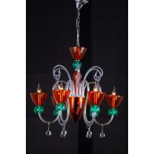 Decoration Glass Chandelier Lighting (QD005-6L)