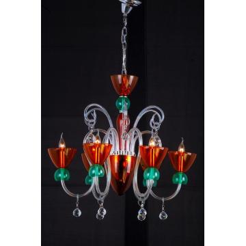 Decoration Glass Chandelier Lighting (QD005-6L)