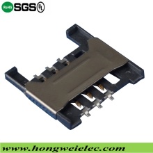 Push Push H=1.80mm 6p Socket SIM Card Connector