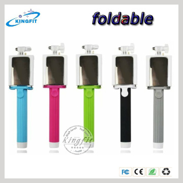 Monopod do telefone móvel, Monopod colorido de Selfie + auto câmera Obturador de Bluetooth, vara de Selfie com botão do obturador de Bluetooth