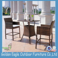 High End Rattan Bar Set mit Handweben