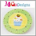 Custom Brand Eco-Friendly Cake Design Ceramic Candy Plate and Dish