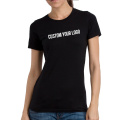 Wholesale dames vierge t-shirt logo personnalisé