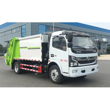 Dongfeng Vehículo de saneamiento de basura comprimida de 8 vías