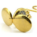 Custom Quality Golden Mechanical Pocket Watch with Chain for Men Women