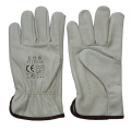 Крылатые защитные перчатки для пальцев Природные коровья кожаные рабочие перчатки