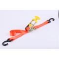 Ergonomic Handle Ratchet Tie Down Straps with S Hooks