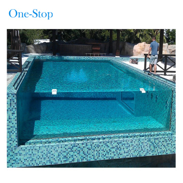 Large acrylic planks swimming pools