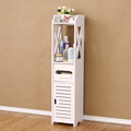 PVC Bathroom Storage Corner Floor Cabinet