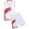 designed polyester material for basketball jersey with cool and dry fit