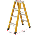 A type steps fiberglass ladder