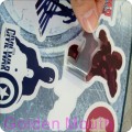 Custom Printed Vinyl Stickers with Die Cutting