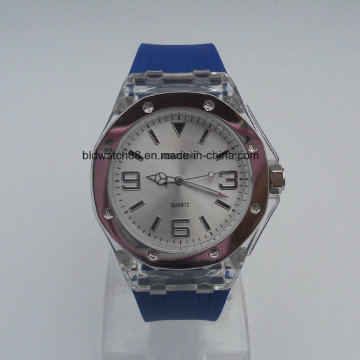 Силиконовые ручные часы Горячие продажи Аналоговые спортивные силиконовые часы для мужчин Ladies