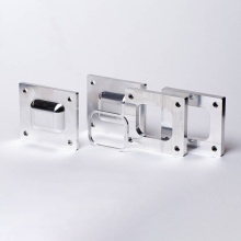 Präzisionsschwarz -Anodized CNC -Teile mit Laserlogo