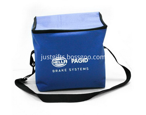 Promotional Non Woven Cooler Bags Zipper Closure - 6 Can