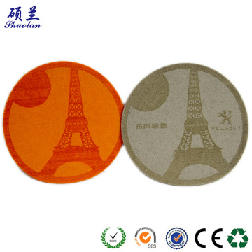 Good quality 100% polyester felt coaster