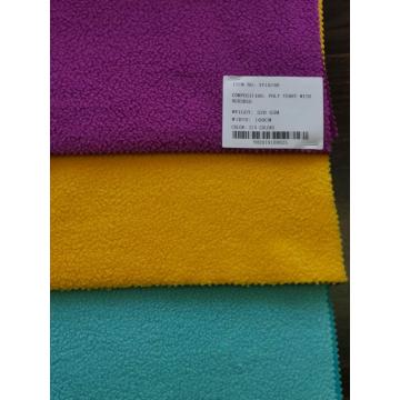 Tejidos de algodón de tejido de felpa CVC de poliéster textil