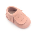 Funny Suede Baby Moccasins