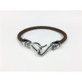 Fish Hook Buckle Leather Bracelet