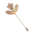 Maple Leaf Brooch Pin with Charms Electroplate