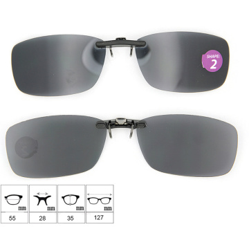 2015 Classic Clip on Sunglasses with Case (Shape 2)