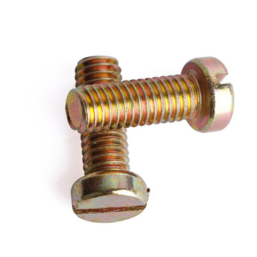 Color Zinc Slotted Cylinder Head Bolt