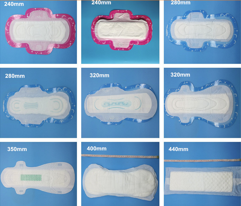 nonwoven sanitary pad