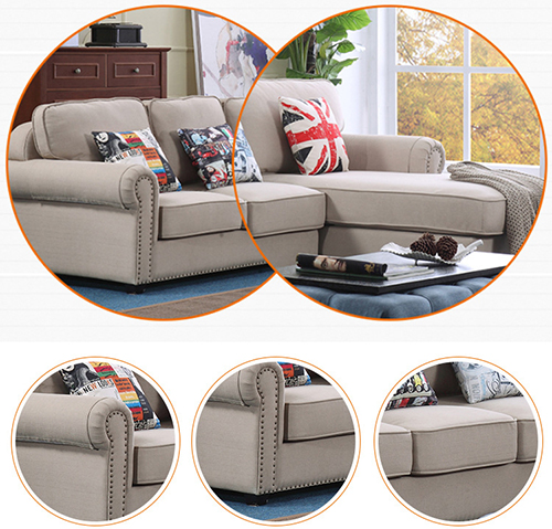 Upholstered Sectional Sofa