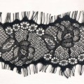 Black Nylon Eyelash Lace Trim