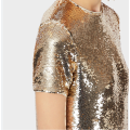 Mesh sequins for dress sequins shift dress