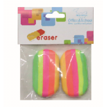 Colors of Rainbow Ellipse Eraser