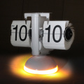 Retro Flip Clock mit LED -Nachtlicht