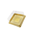 Diposable Cheap Small Square Plastic Cake Box