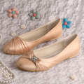 Purple Bridal Shoes Flats Closed Toe