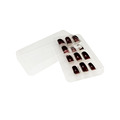 False Nails Blister Insert Plateau Pack Avec Couvercle