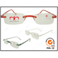 Neueste Fashion Design Rimless Lesebrille (WRP506262)