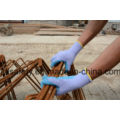 Polyester Work Glove with Latex Coating on Palm (LY2012) -Orange