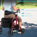 2 in 1 Folding Rollator Walkers for Elderly