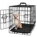 Stainless Black Steel Dog Cage	Cheap Price