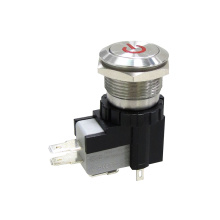 High Current 19MM Anti-vandal Pushbutton Metal Switch