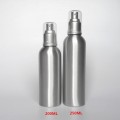 High Quality 150ml Silver Aluminum Shampoo Bottle, Aluminum Pump Bottle for Cosmetic Packaging