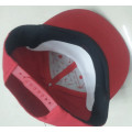 Colorful red acrylic flat brim rivet hip-hop snapback cap hat cheap