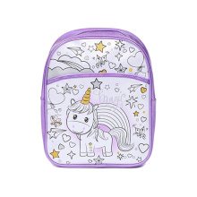 Mochila para Children Purple Diy Bag